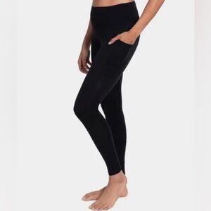 Woolly Merino Pocket Leggings, black, size M, UEC